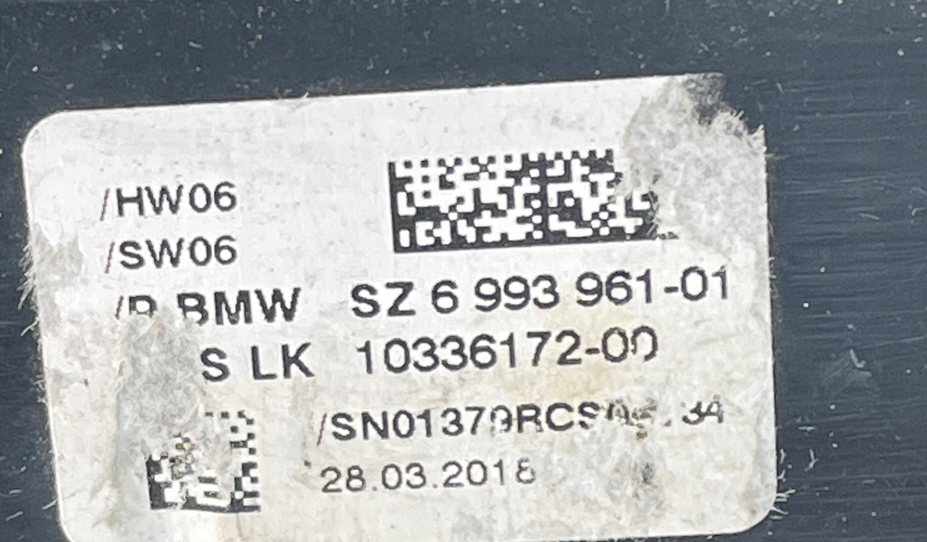 BMW 6 G32 control panel SPORT COMFORT 6993961