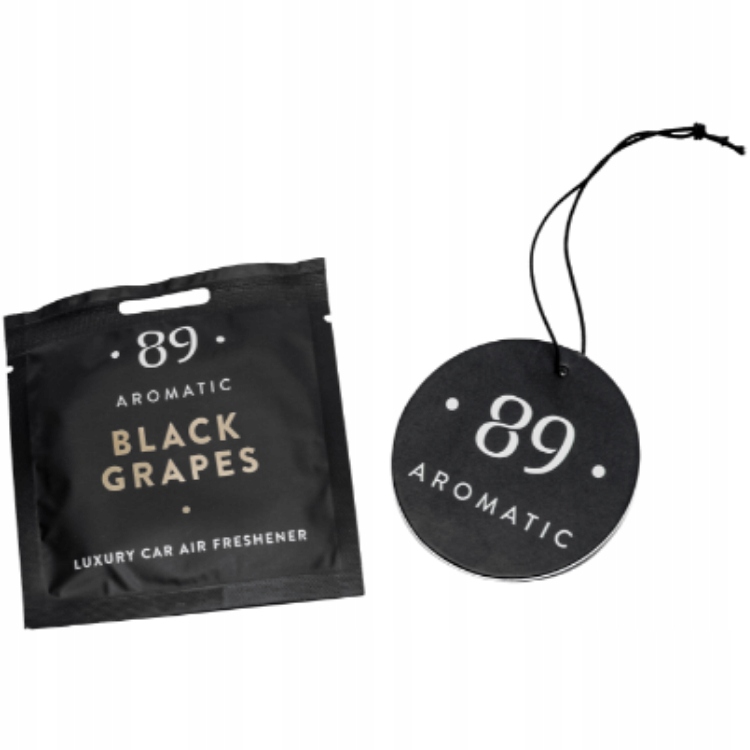 Aromatic89 Black Grapes papierowa zawieszka zapachowa intensywny zapach