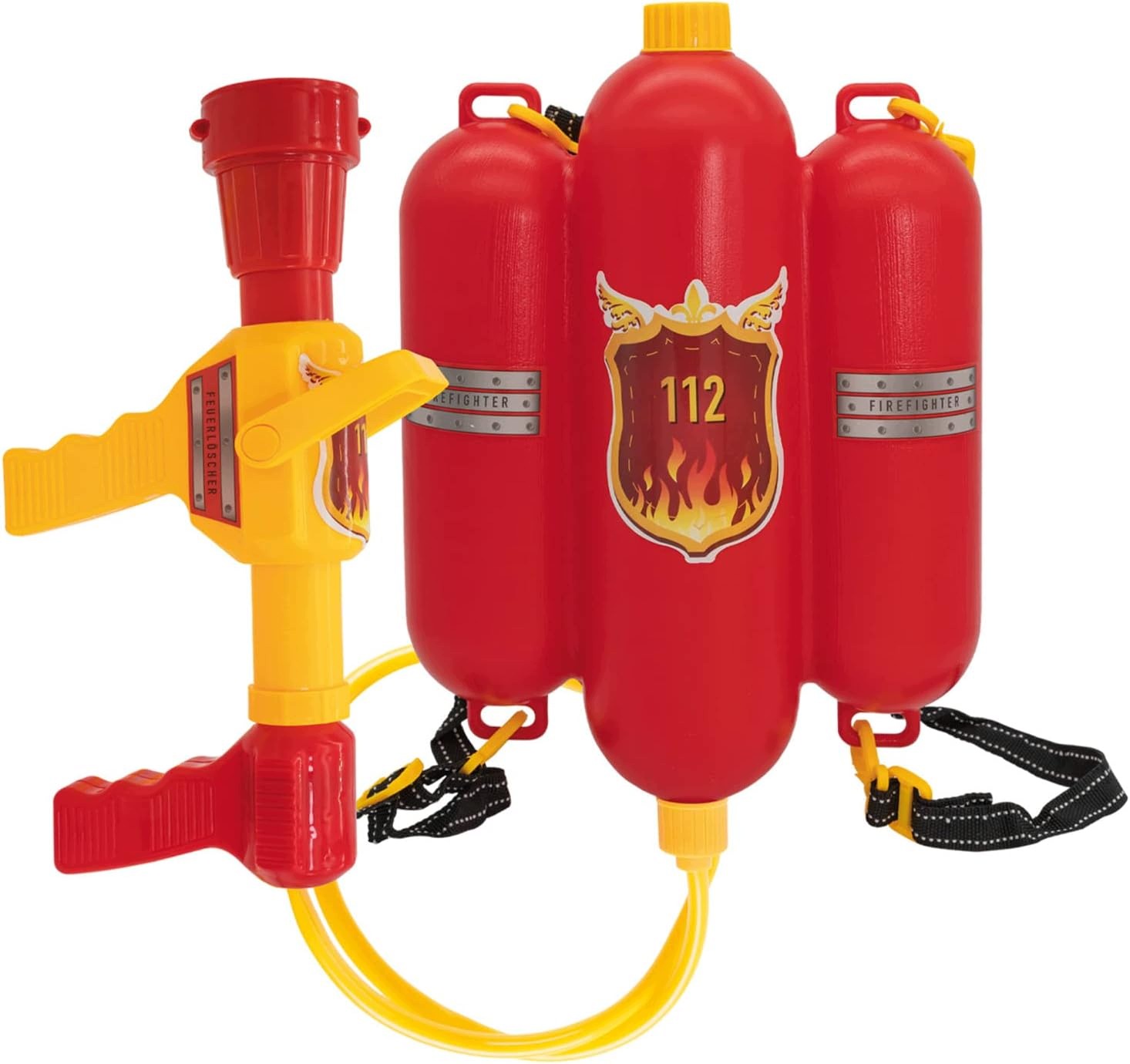 Idena 8040009 Wodna Strzykawka Straż Pożarna 40 cm Czerwona