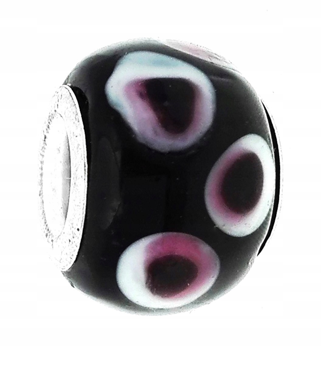 

Zawieszka beads szkło weneckie w kropki