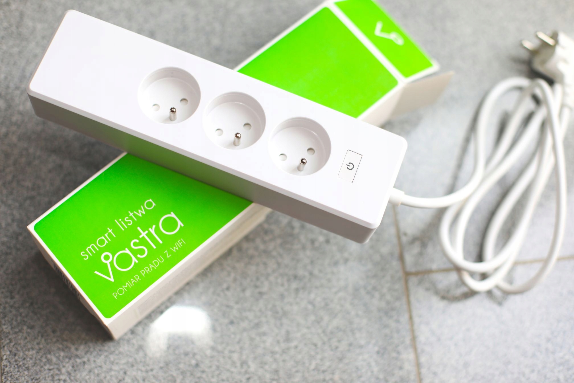 PRZEDŁUŻACZ SIECIOWY LISTWA ZASILAJĄCA VASTRA SMART WIFI Marka inny