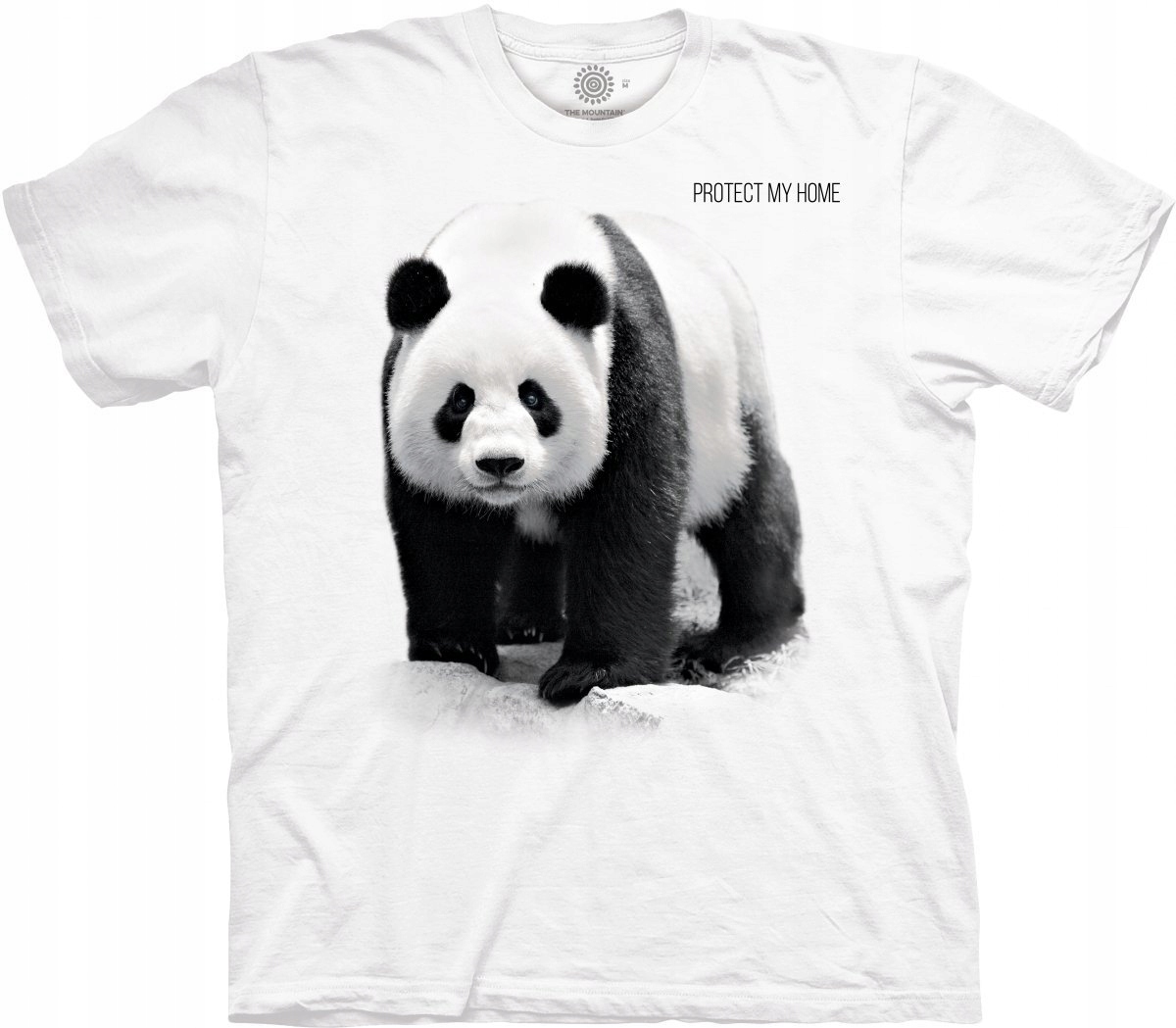 Panda chrání můj domov bílá The Mountain M