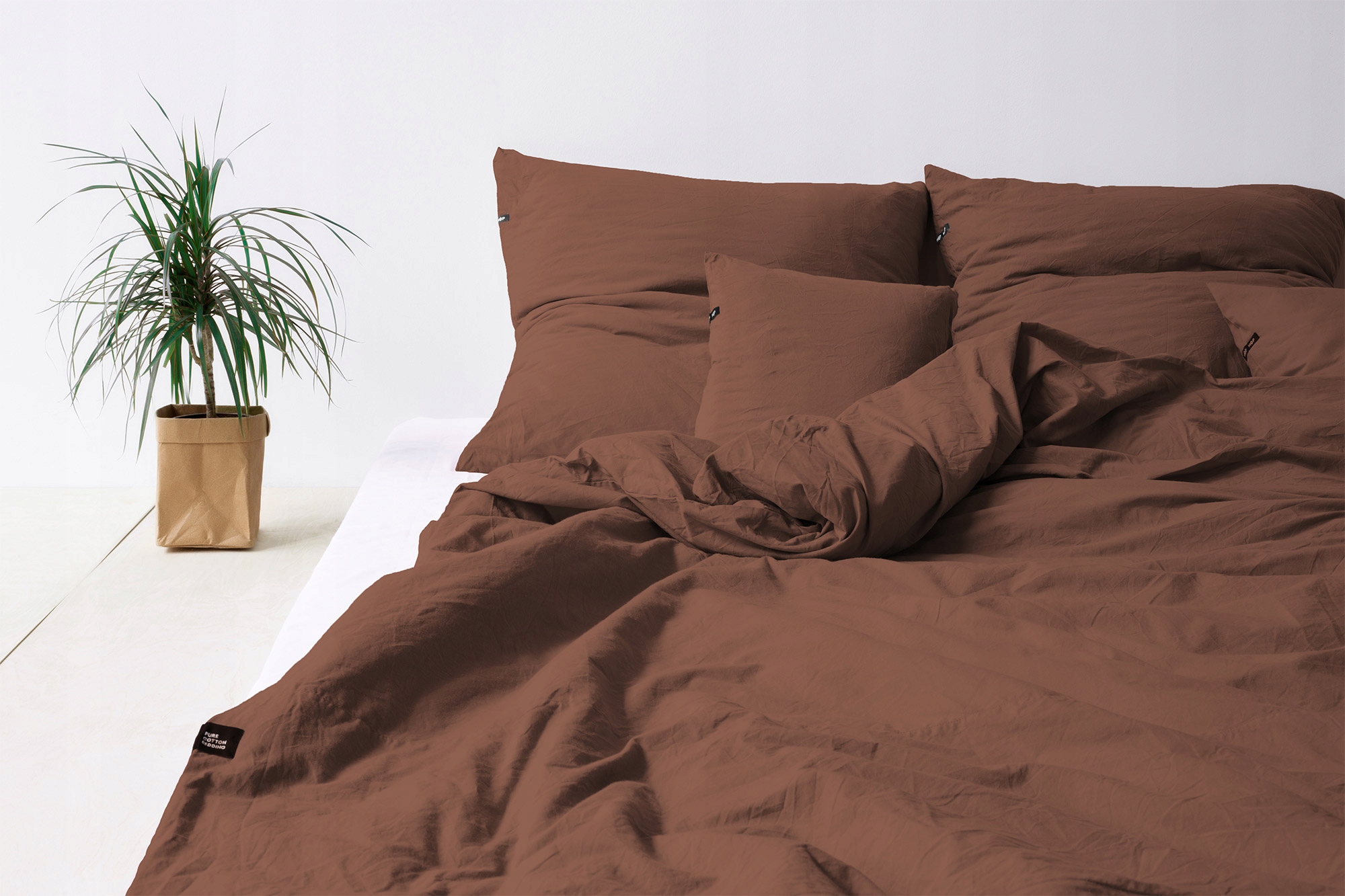 Posteľná Bielizeň bavlna 140x200 1x70x80 hrdzavá