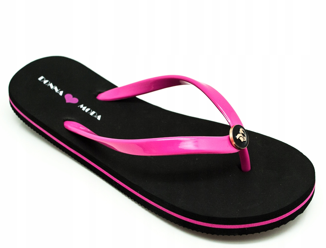 JAPONKI KLAPKI DAMSKIE PIANKA RÓŻOWE Donna Moda 38