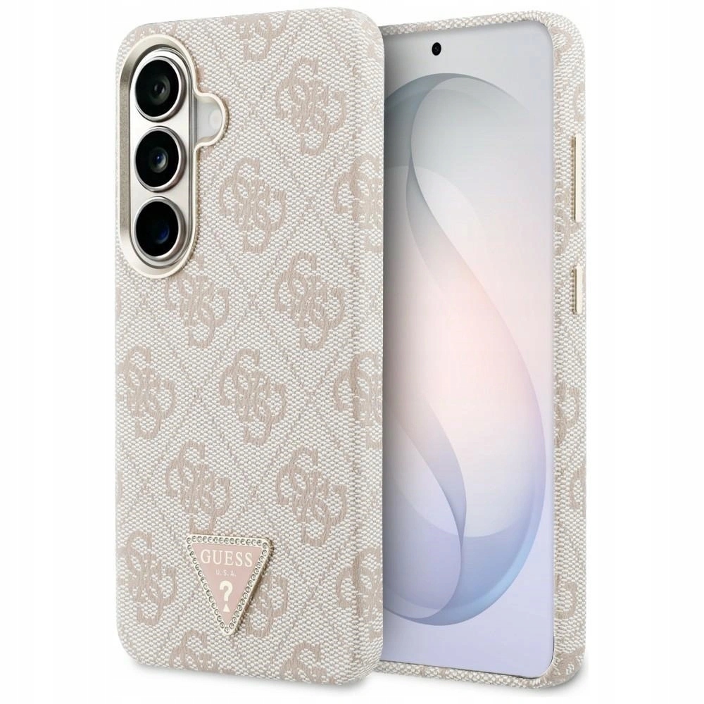Pouzdro Guess pro Samsung Galaxy S26, 4G Triangle Logo MagSafe magnetické pouzdro