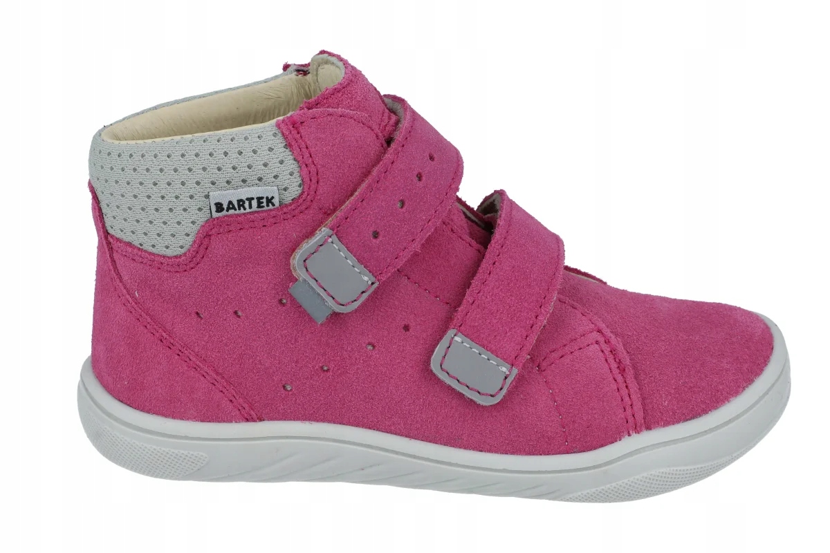 Bartek 14043 skórzane buty róż bez ocieplenia barefoot trzewiki rzep r. 32 Rozmiar (new) 32