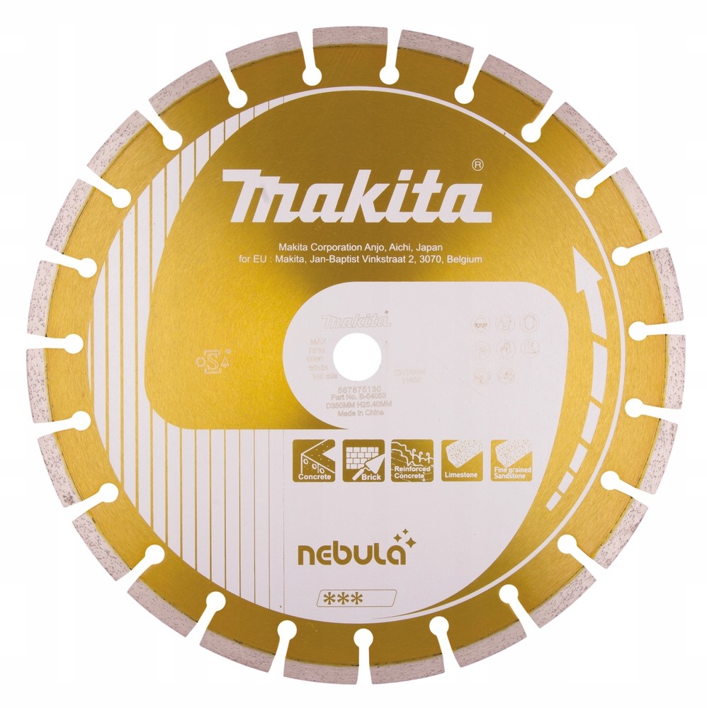

Makita Tarcza diamentowa Nebula B-54053 350x25,4mm