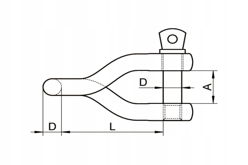 SZEKLA SKRĘCANA D = 10mm NIERDZEWNA KWASOODPORNA Marka Inox
