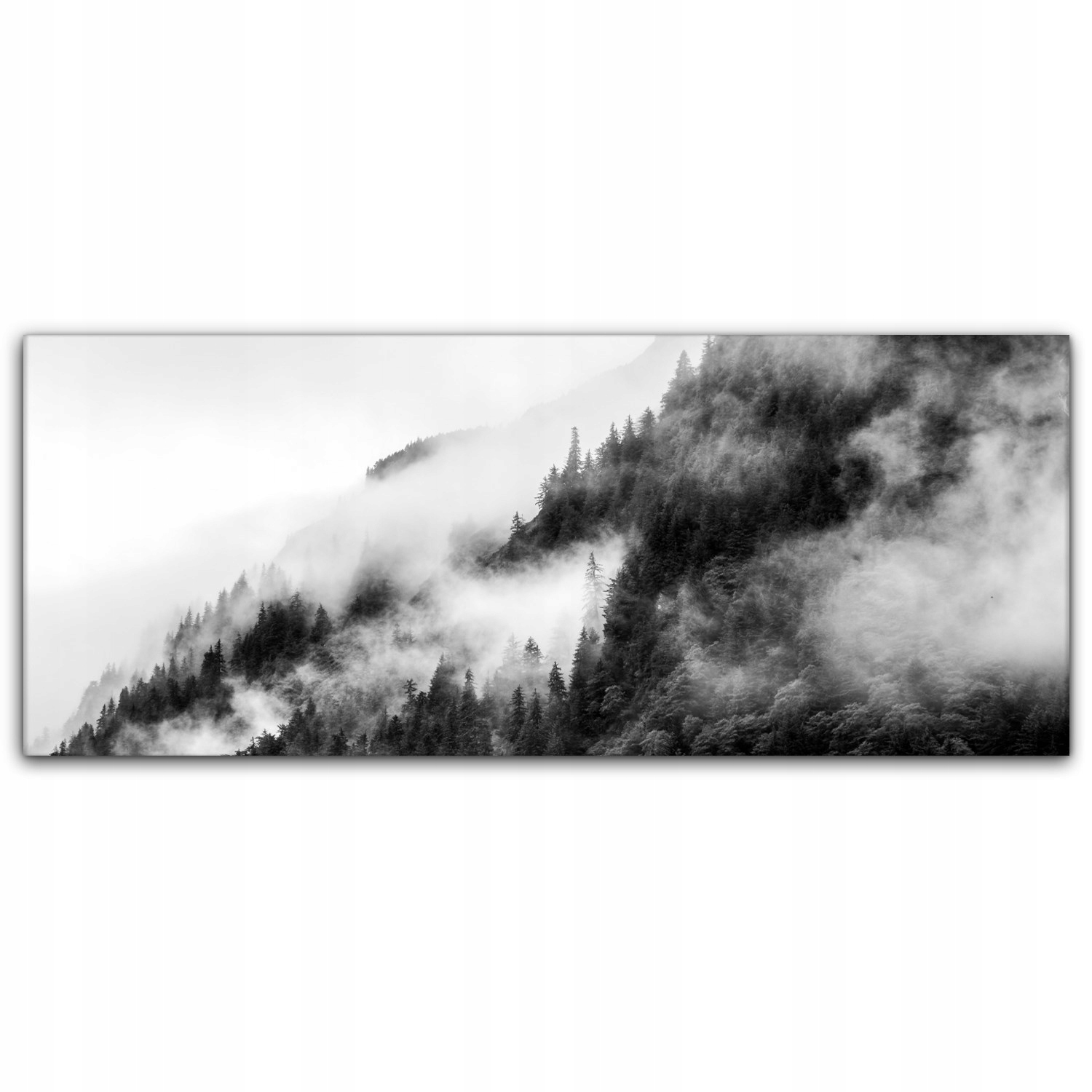 

Canvas na ramie na ścianę 125x50 Góry Jesień Mgła