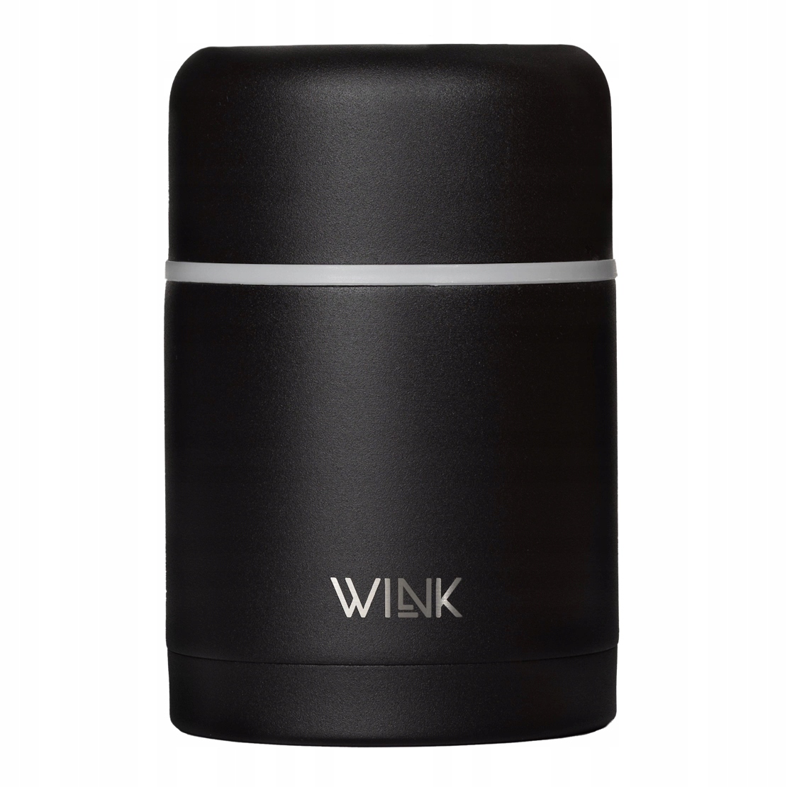 Termos na jedzenie Wink, Food Jar Black 600ml