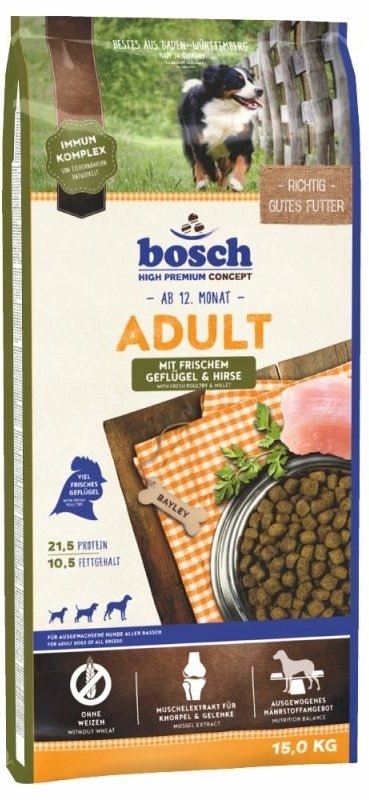 2 x Bosch Krmivo pro dospělé psy 15 kg