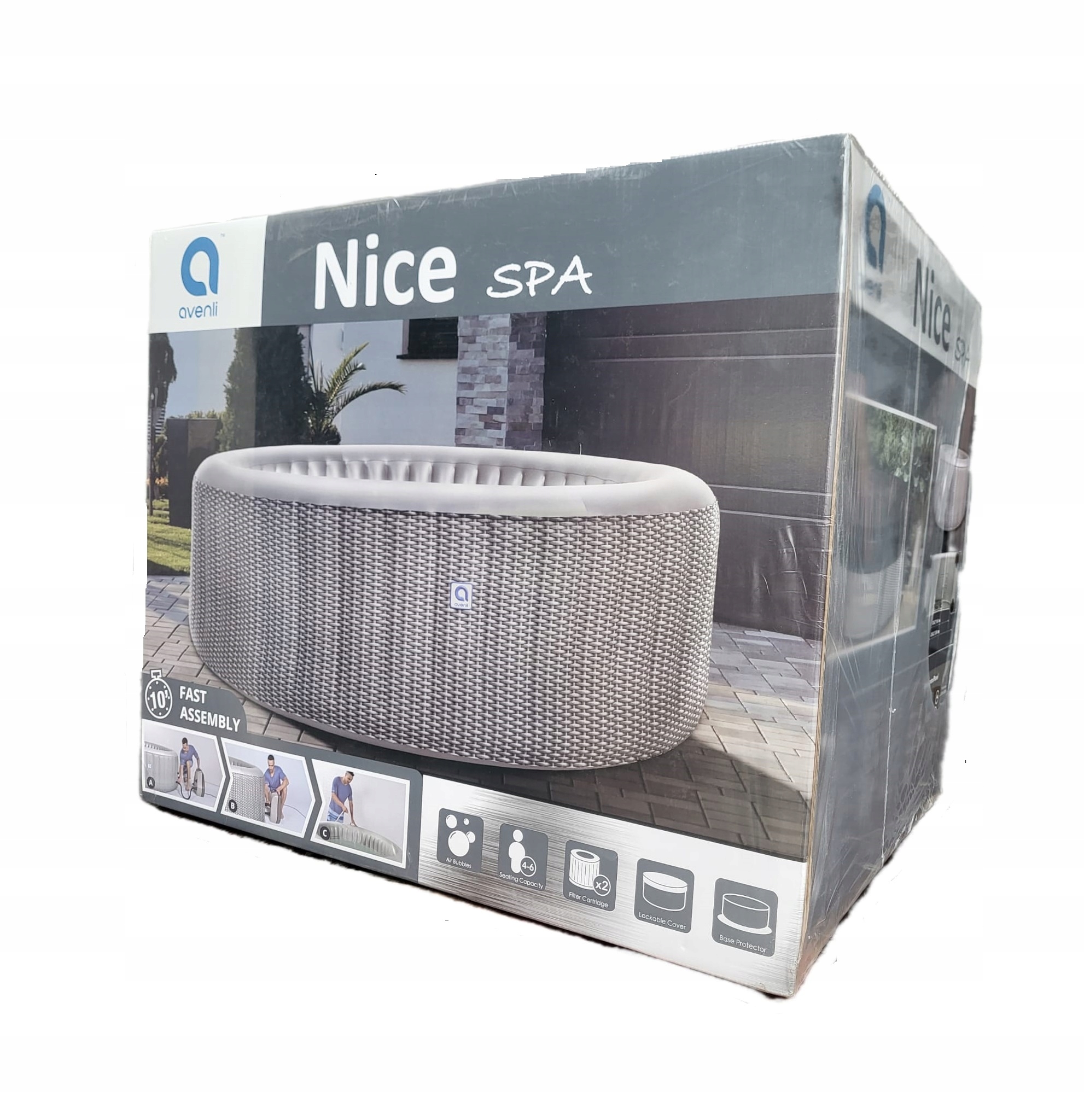 DMUCHANE SPA BASEN OGRODOWY AVENLI 6 OSÓB HYDROMASAŻ + POKRYWA EAN (GTIN) 5903816901187