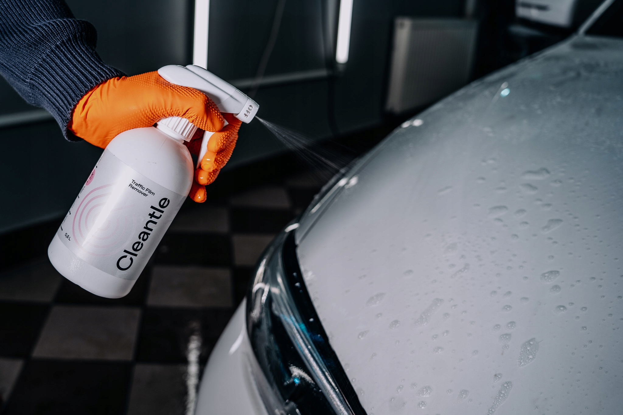 CLEANTLE TFR Traffic Film Remover 1L Pre Wash Mycie Wstępne Osady Drogowe Producent Cleantle