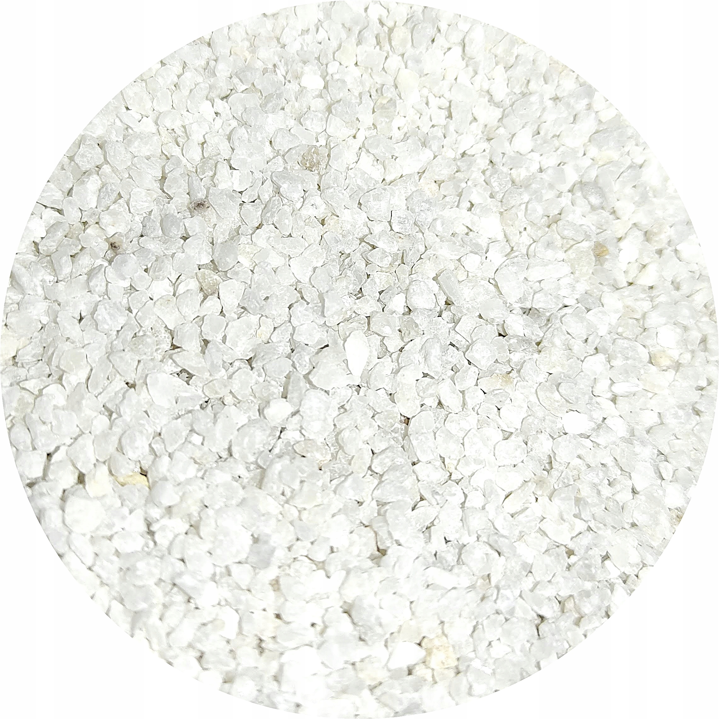 Kamenný koberec sněhově bílý Písek Grys Mramorový Grysik 1-2,5 mm 24 kg