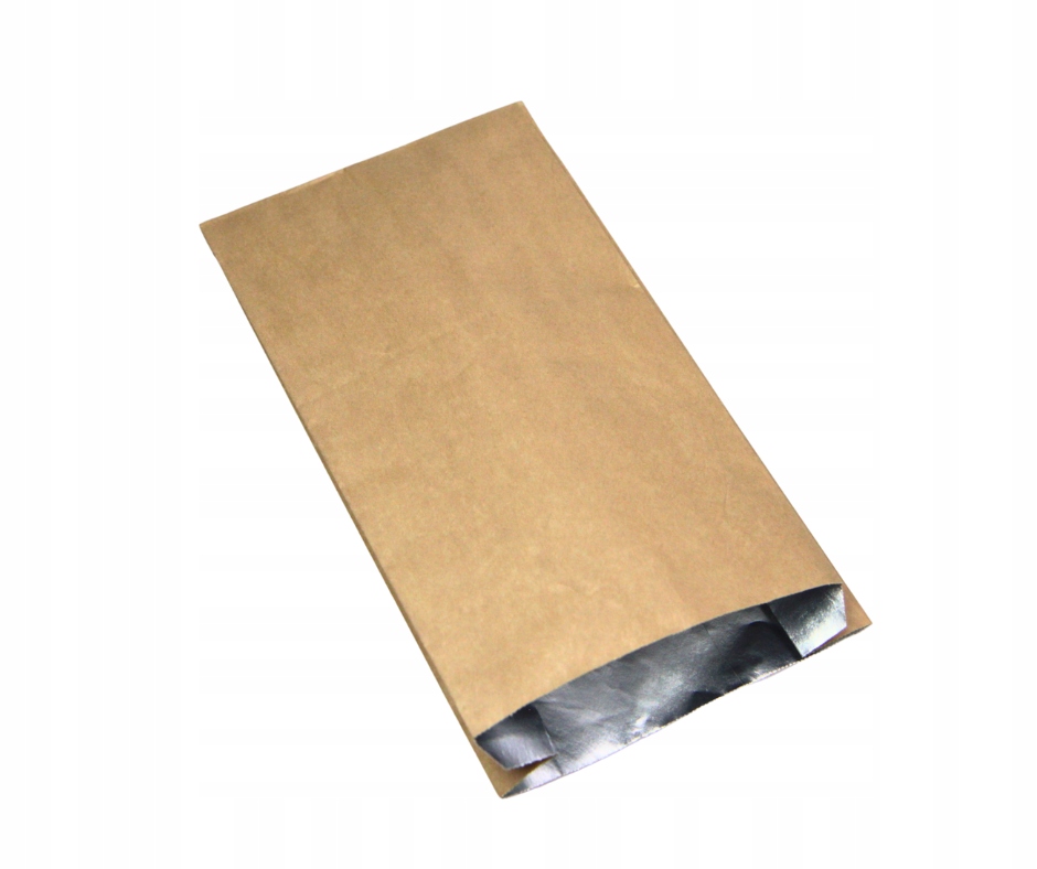 Torby papierowe z aluminium na kurczaka z rożna 60g 330x180x65mm 250 szt.