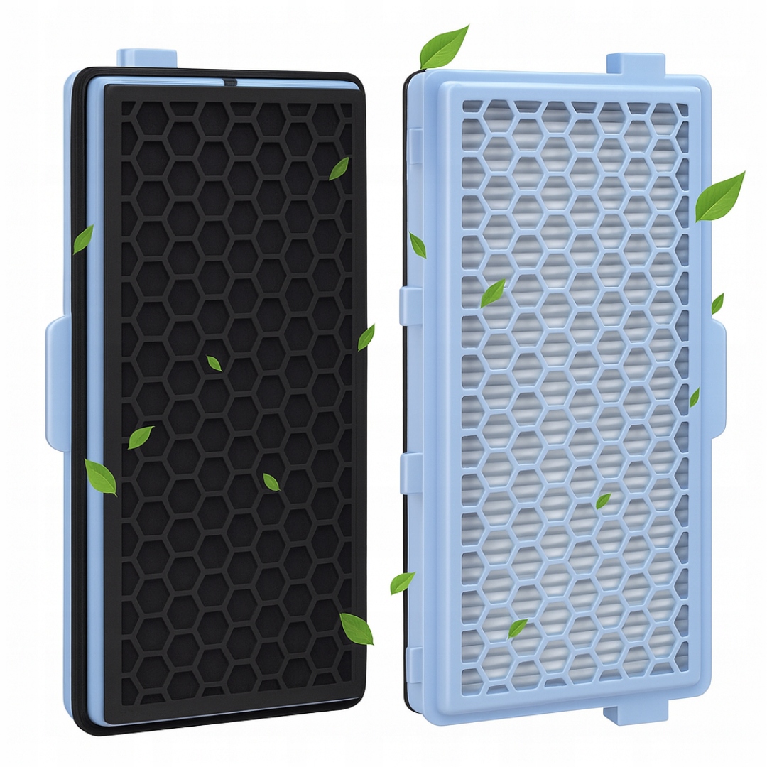 Filtre Miele Lot De 3 Filtres HEPA Miele Compact C1 C2 - Avec Filtres Moteur Et Air Clean - Compatible S4000-S8000 Filtres Aspirateur Miele