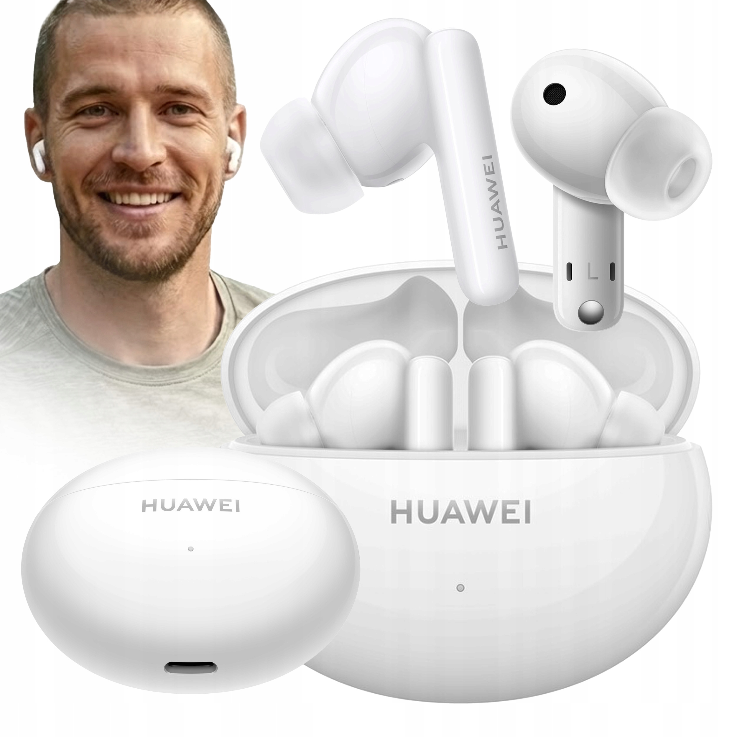 Bezdrátová Sluchátka Do Uší Huawei Freebuds 5i Bluetooth 5.2 Anc