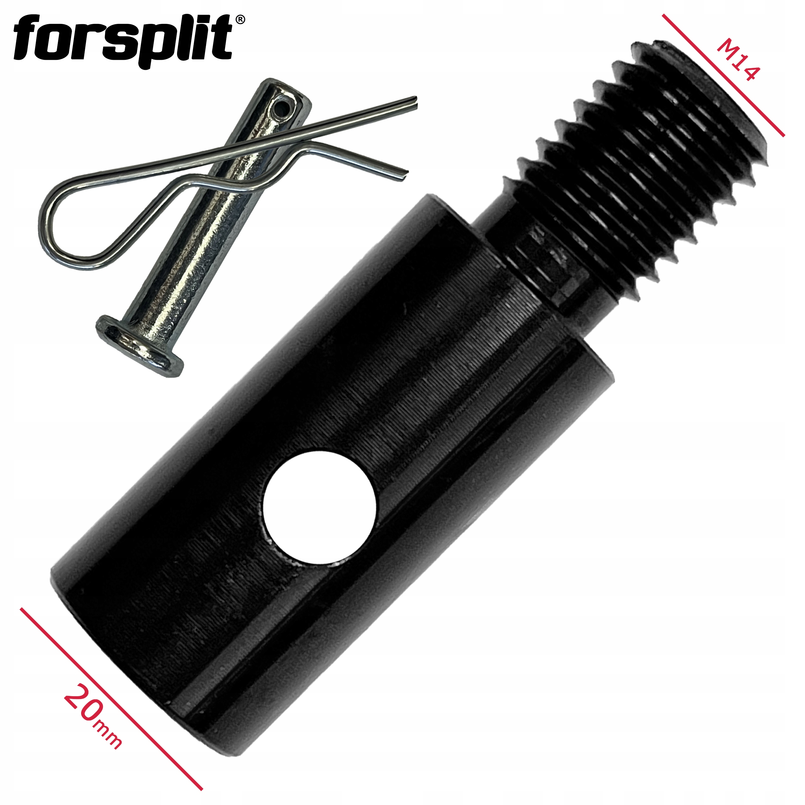 Adapter do mieszadła - Mieszadło M14 > Wiertło do gleby 20 mm / świder Marka Forsplit