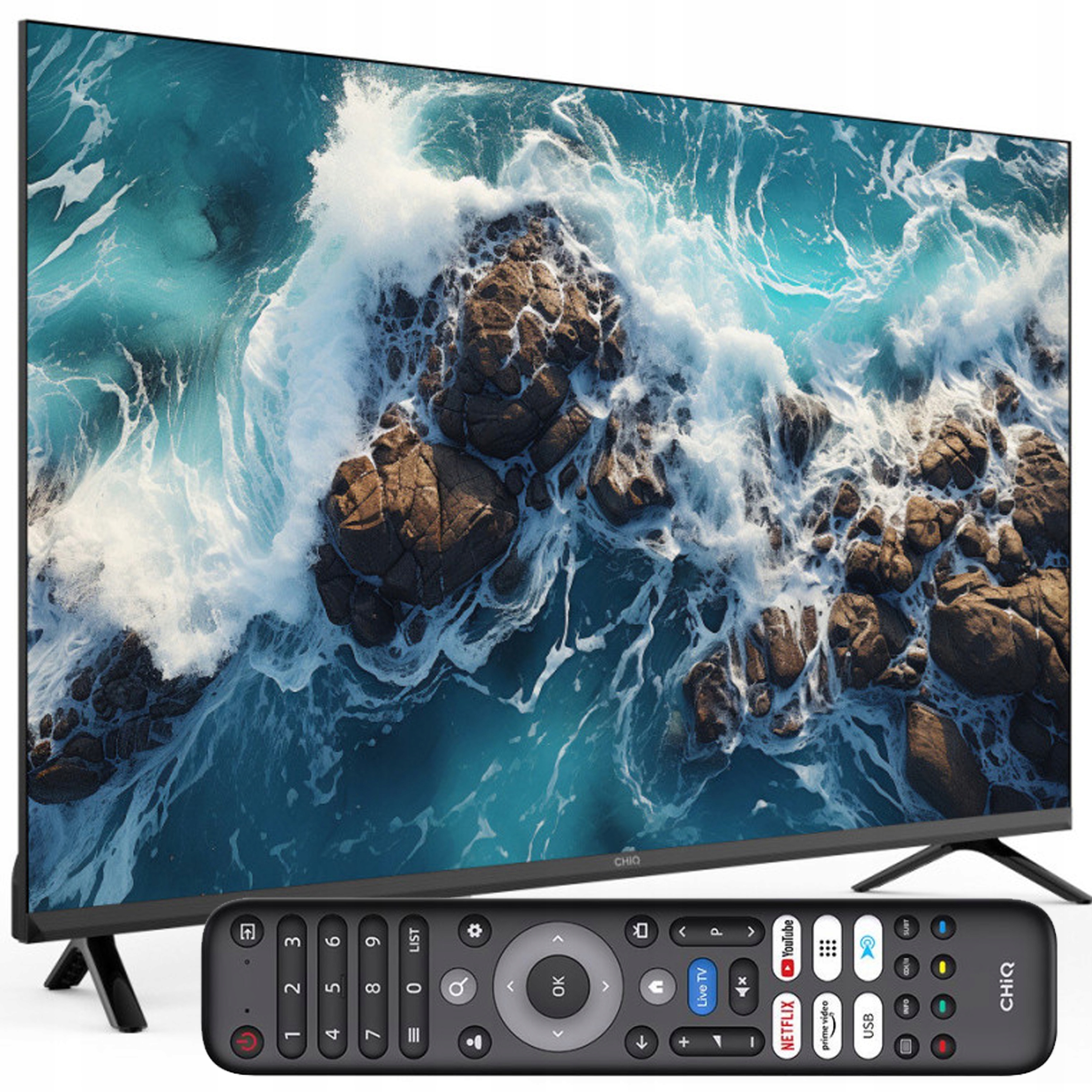 Telewizor Smart CHiQ L40FT 40 cali Full Hd HDR10 Google Tv