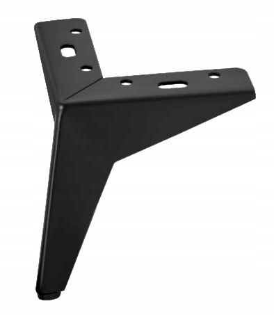 

Noga do mebli nóżka gwiazda czarny mat wys. 120 mm
