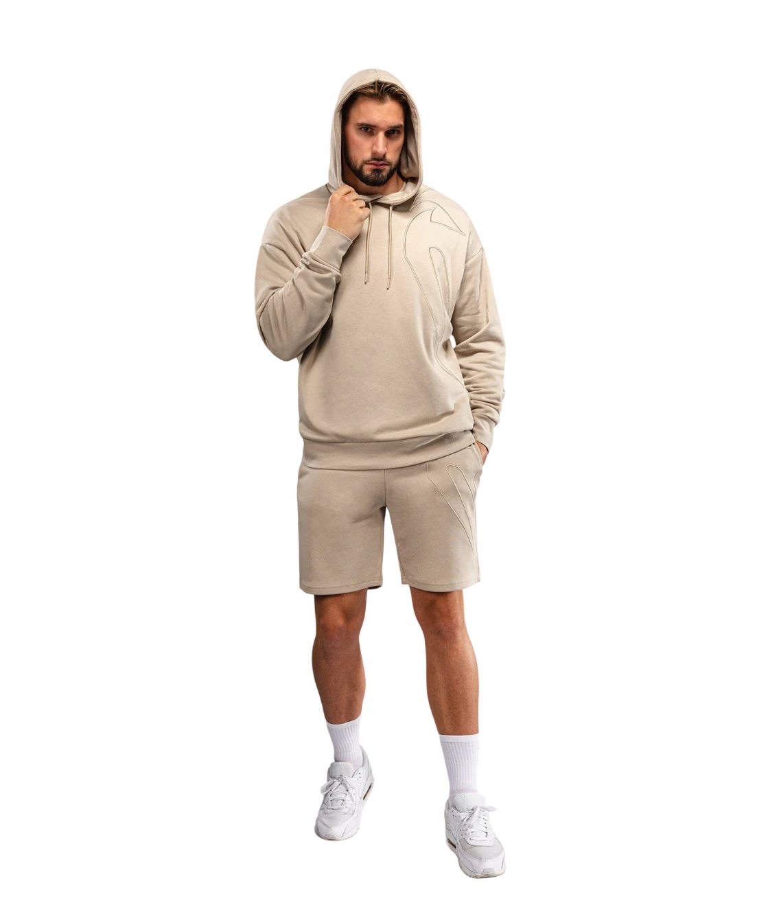 bluza z kapturem venum giant 3d XL Beżowy
