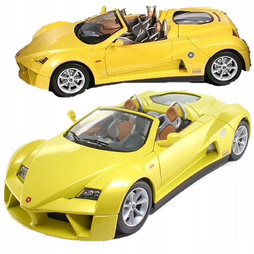 Giugiaro Prima Speedster Bburago Diamond Collection 1/18 Auto Žluté