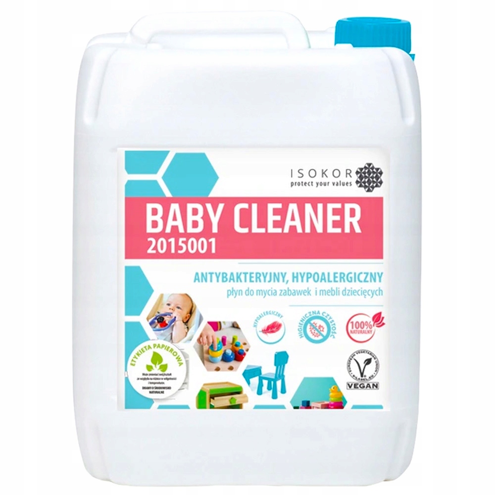 

Płyn do Zabawek Isokor Baby Cleaner 5L 100% Eko