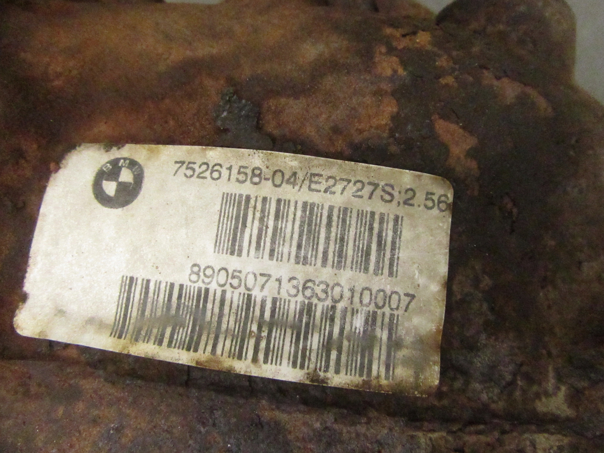 differential diff differential BMW 3 e46 1.8 2.0 m47n 2.56 duza glowa typ 188