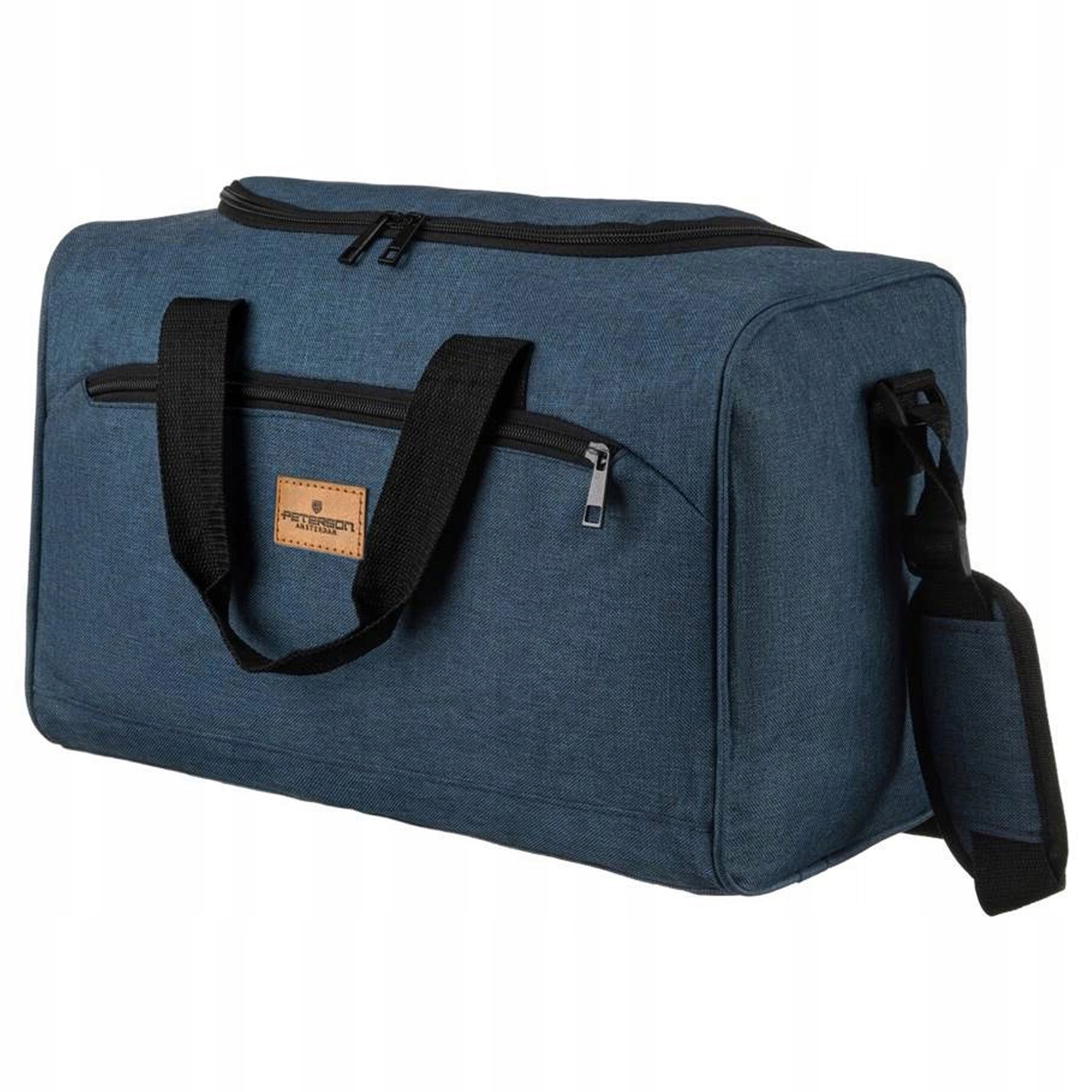 Peterson Torba Podrozna Sportowa na Ramie Niebieska
