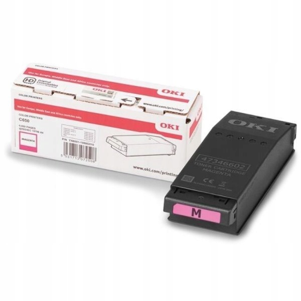 Oki originální toner 9006128, magenta, 6000str., pro Oki C650dn