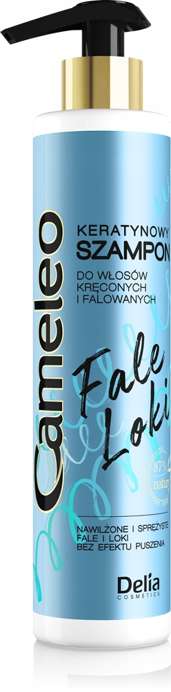 DELIA Cameleo szampon keratynowy FALE LOKI 250ml