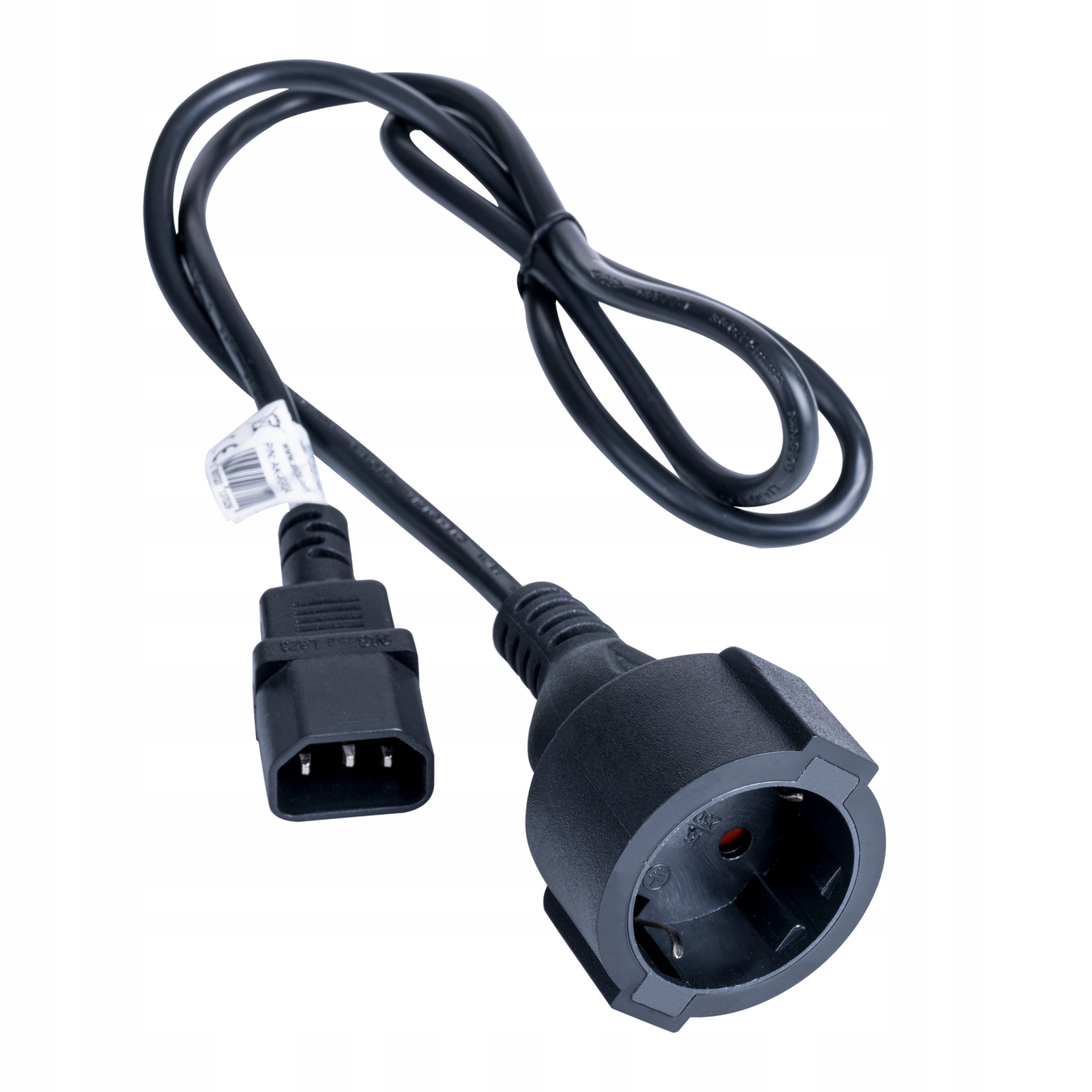 

Kabel zasilający adapter 230V C14 Schuko 1m Ups