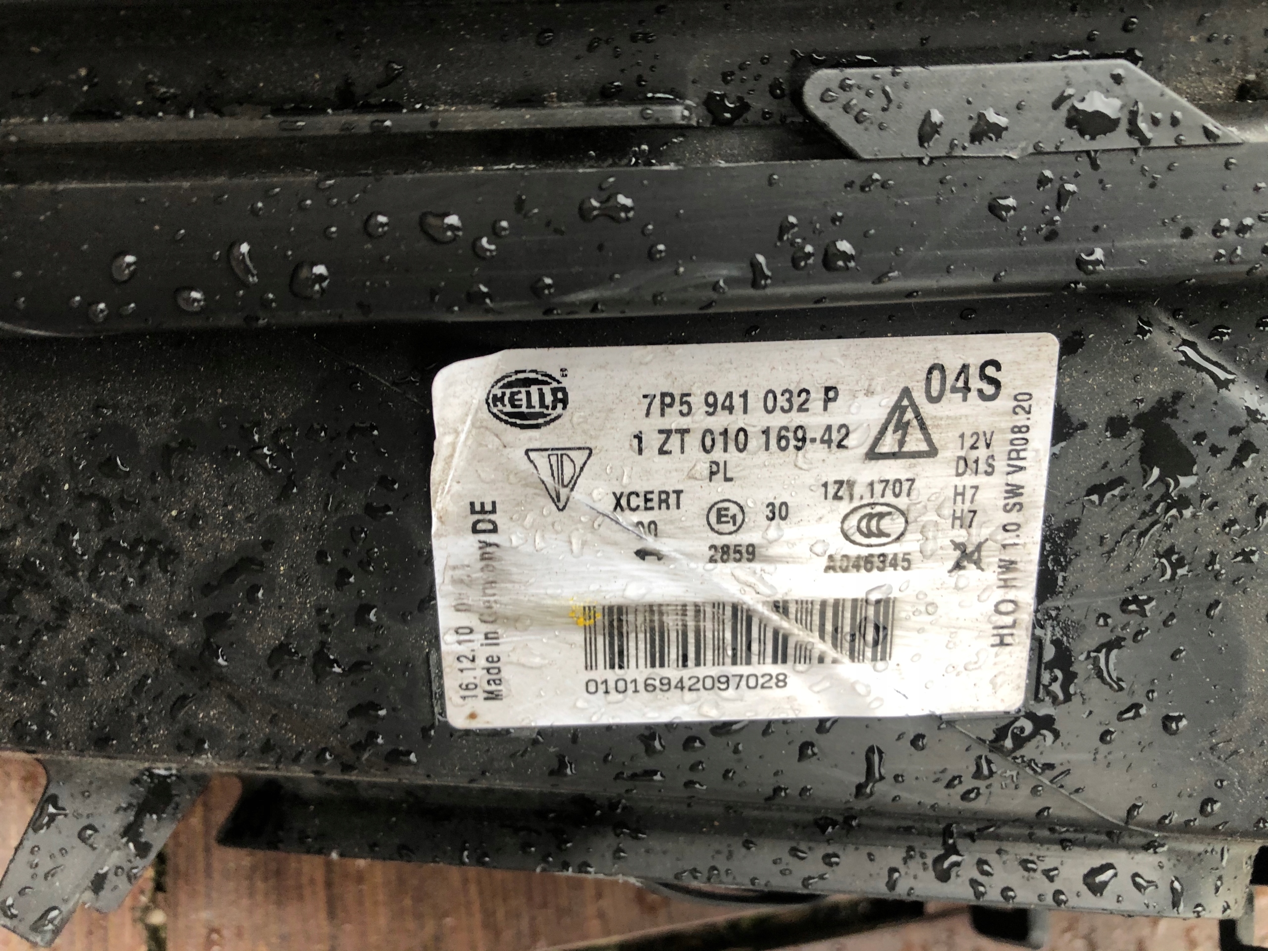bonnet bumper Porsche Cayenne 7P 10-14 3.0d