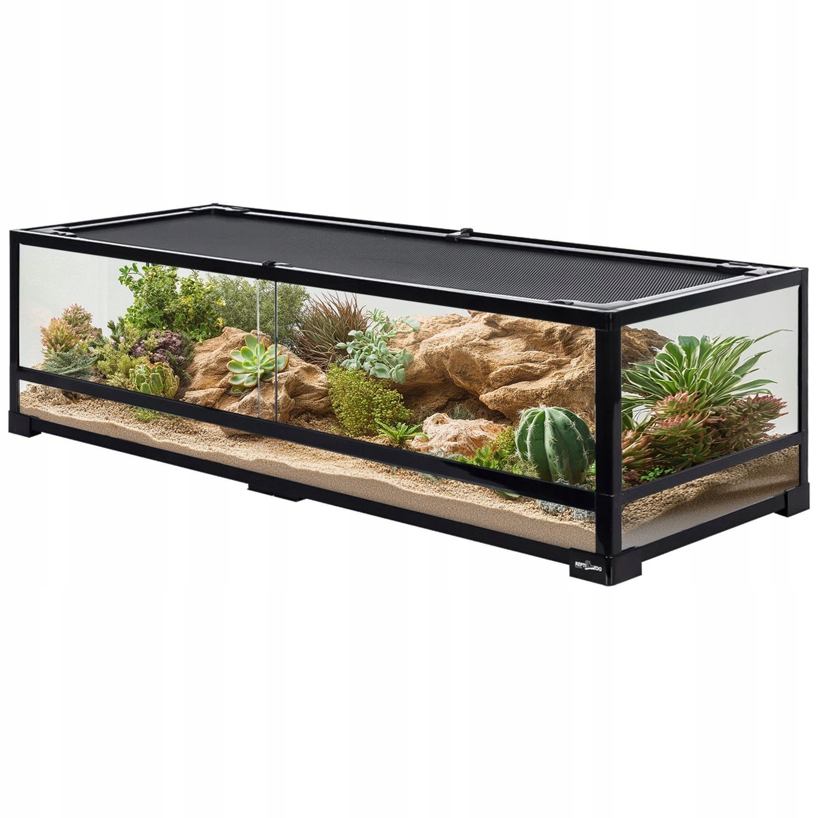 Levně Výběh Pro Chov Plazů Obojživelníků A Savců Akwaterrarium Terrarium 120x45x32cm