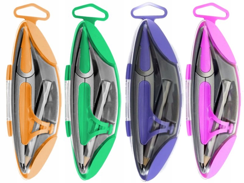 CYRKIEL SZKOLNY Z OŁÓWKIEM W ETUI PENWORD S-6502 Bohater / Bajka brak