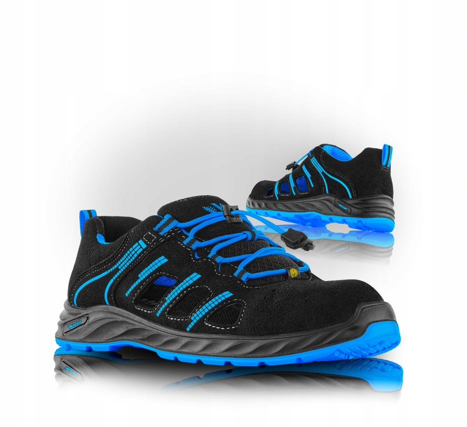 Bardzo Lekkie Półbuty Robocze Damskie Bhp VM Montana S1P Esd r.39