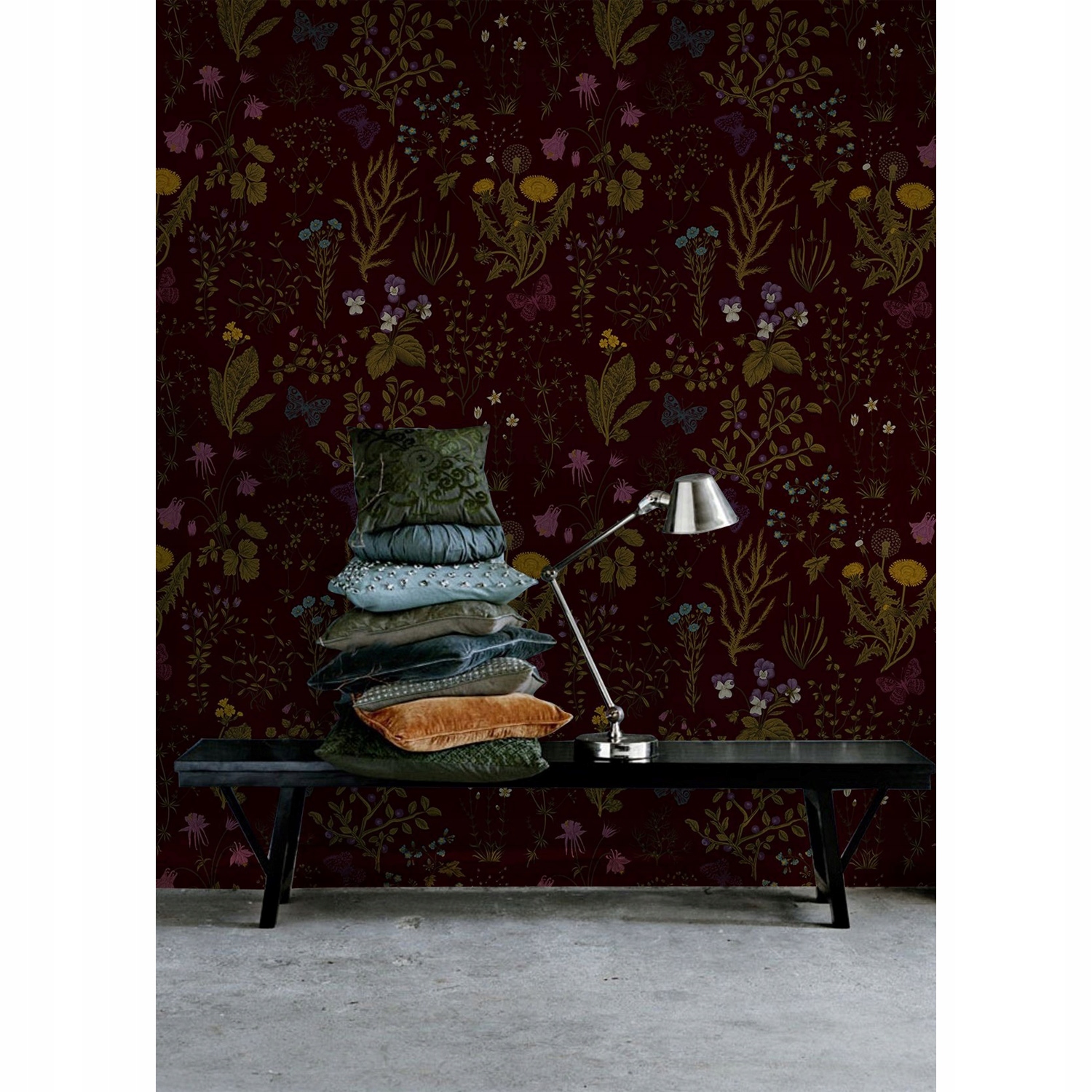 

Fototapeta flizelinowa Ciemne polne kwiaty 208x146