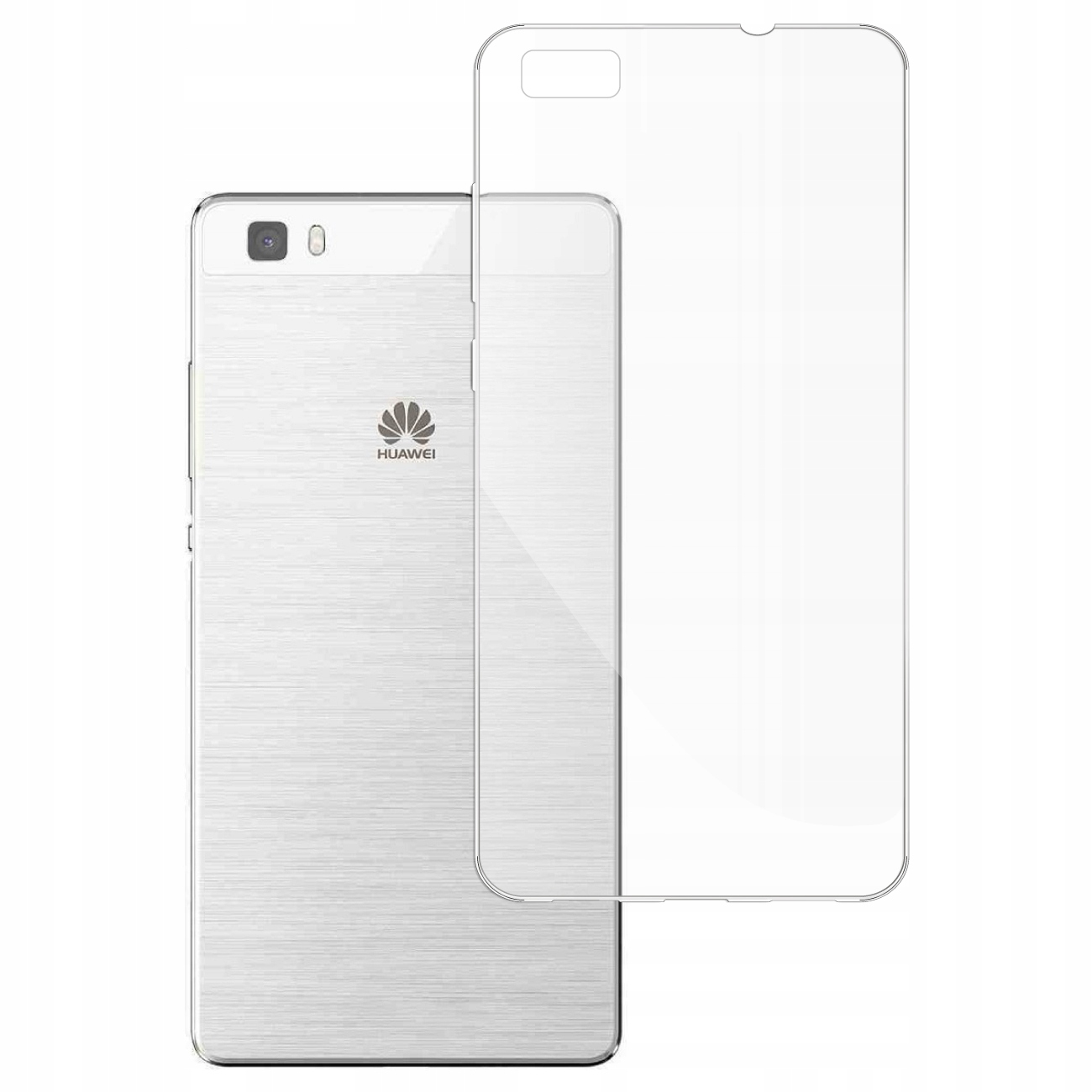 

Etui do Huawei P8 Lite gumowe Slim Clear View