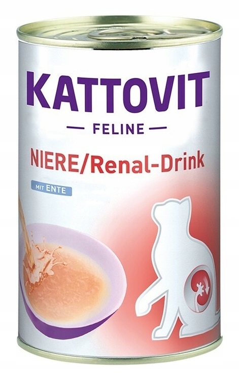 Levně 7X Kattovit Drink Niere Renal kachna 135 ml