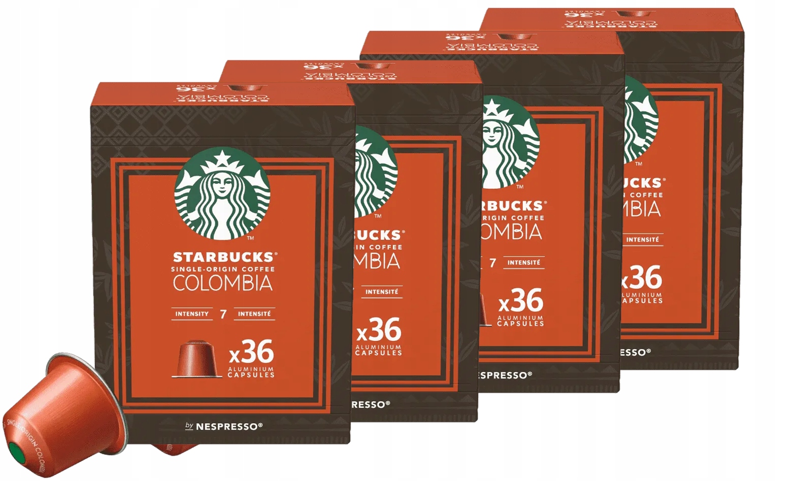 Levně Kapsle Starbucks Caffè Colombia by Nespresso sada 4 x 36 ks