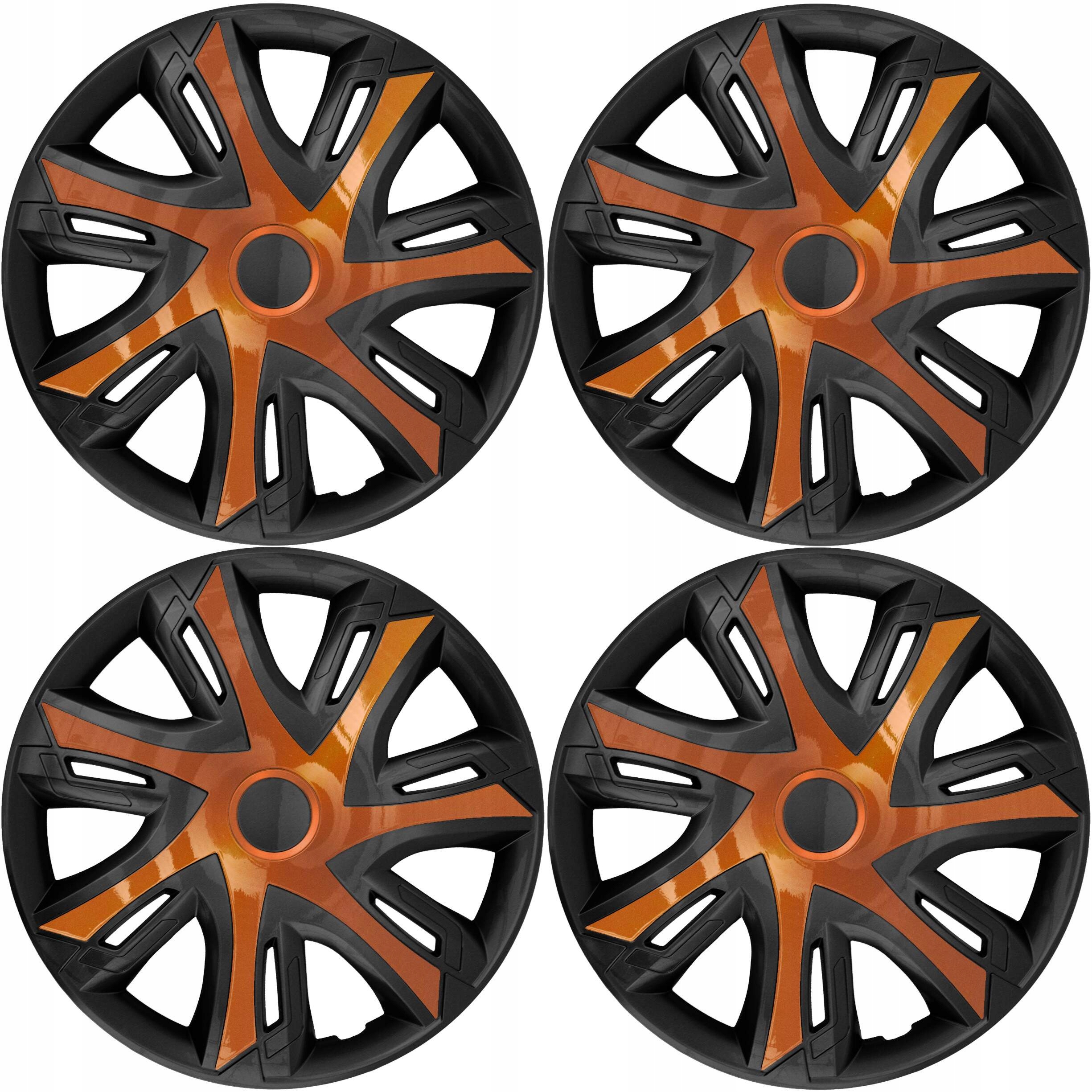 4x Poklice 16 palců univerzální Nrm N-power Copper Měděný Sada Poklic