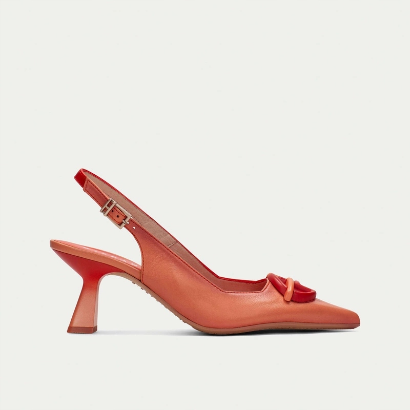 Španělské lodičky na podpatku Hispanitas CHV253867 Koralové 38