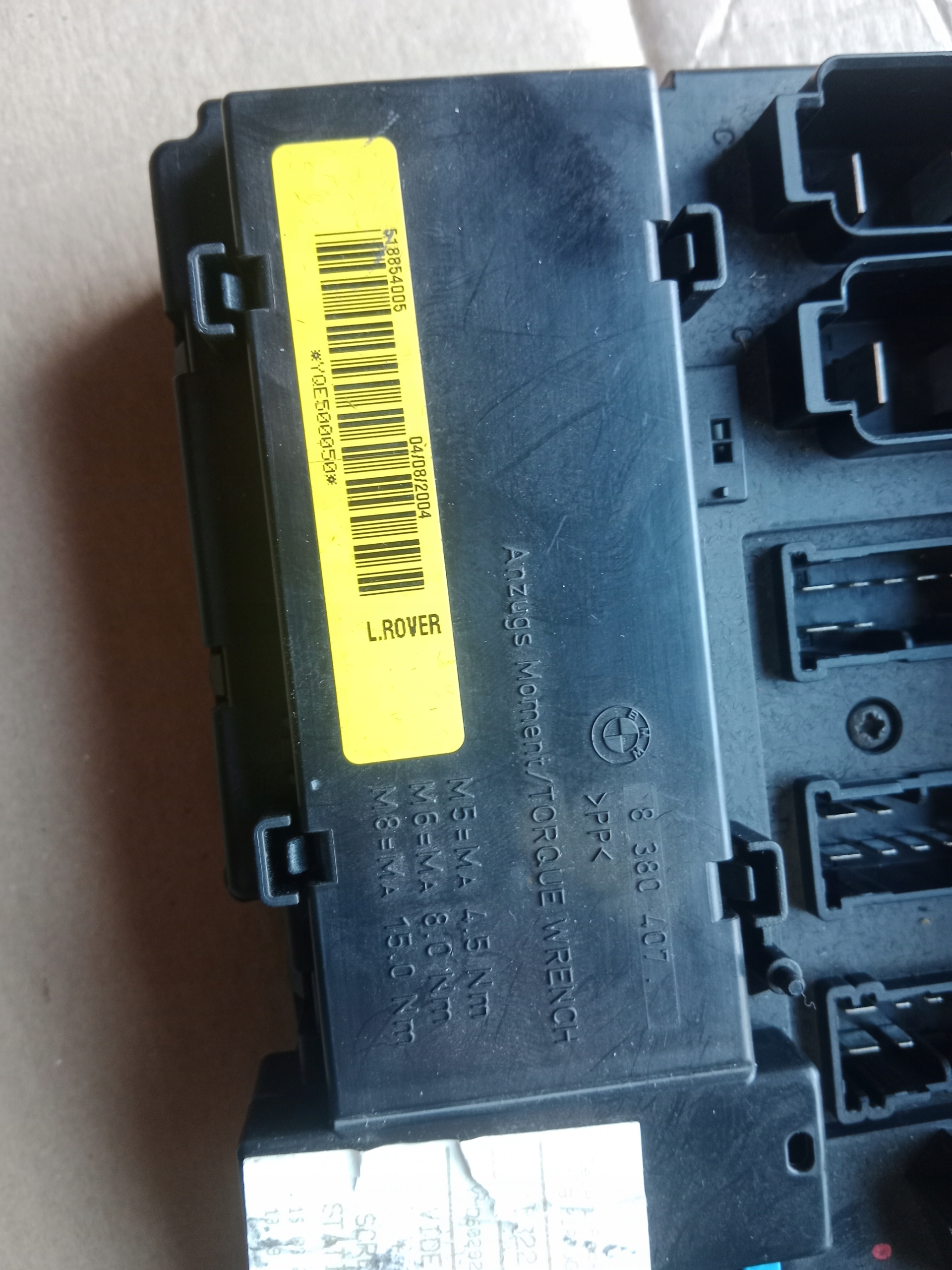 Module fusibles RANGE ROVER L322 YQE500050