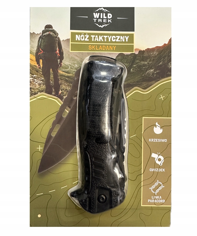 Nóż Taktyczny Wild Trek Składany