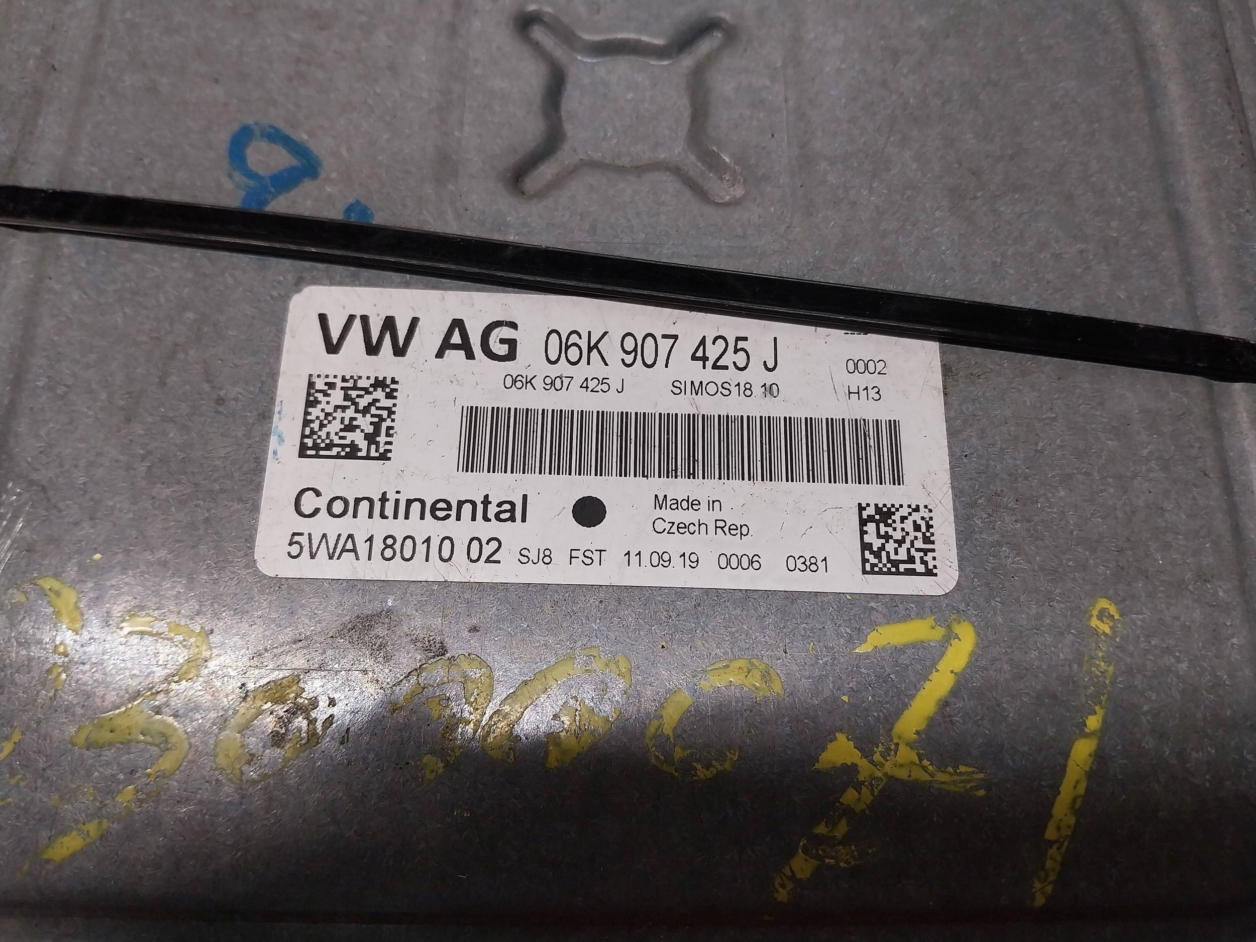 computer control unit of the engine 06K907425J ATECA CUPRA A3 8V Q3 83A 2.0 TFSI