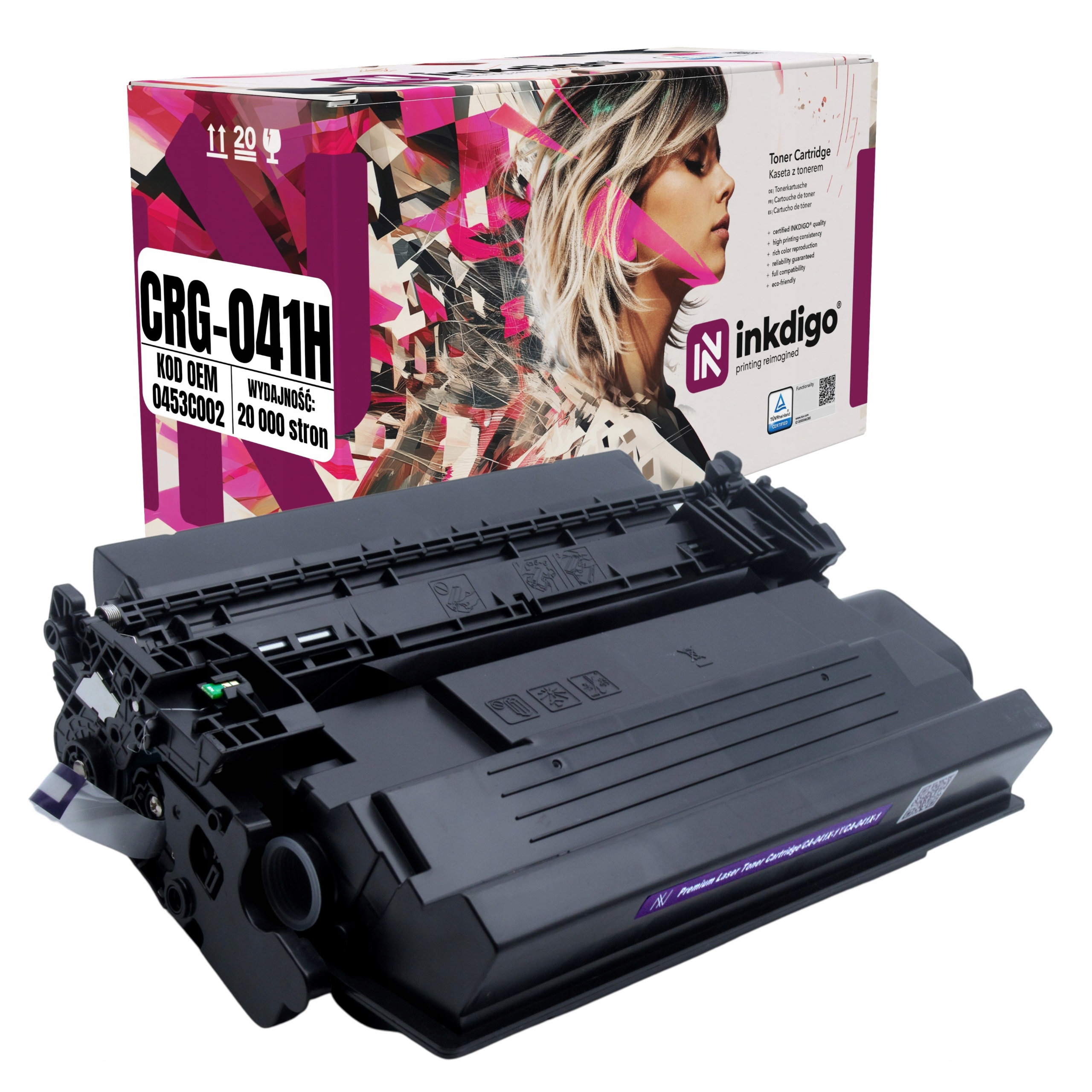 Toner CRG-041H náhradní 0453C002 pro Canon i-SENSYS LBP312 MF522 MF525