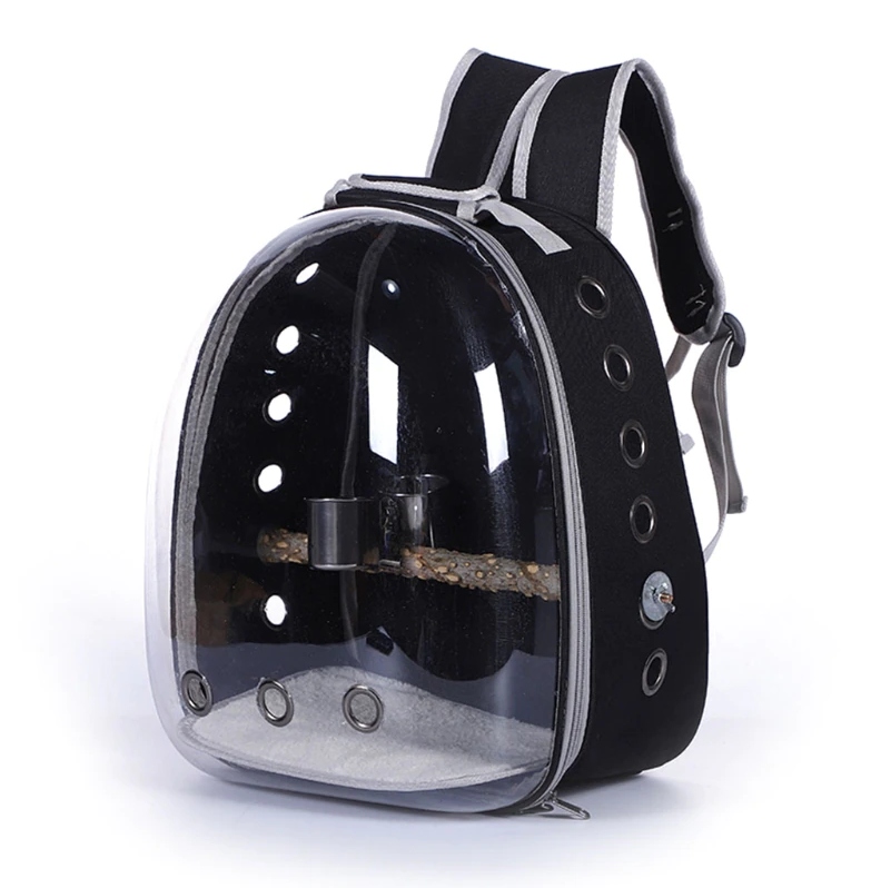 Levně Velký Přepravka pro Ptáky Papoušky Nimf/žako Hřebík skládací klec +žerď