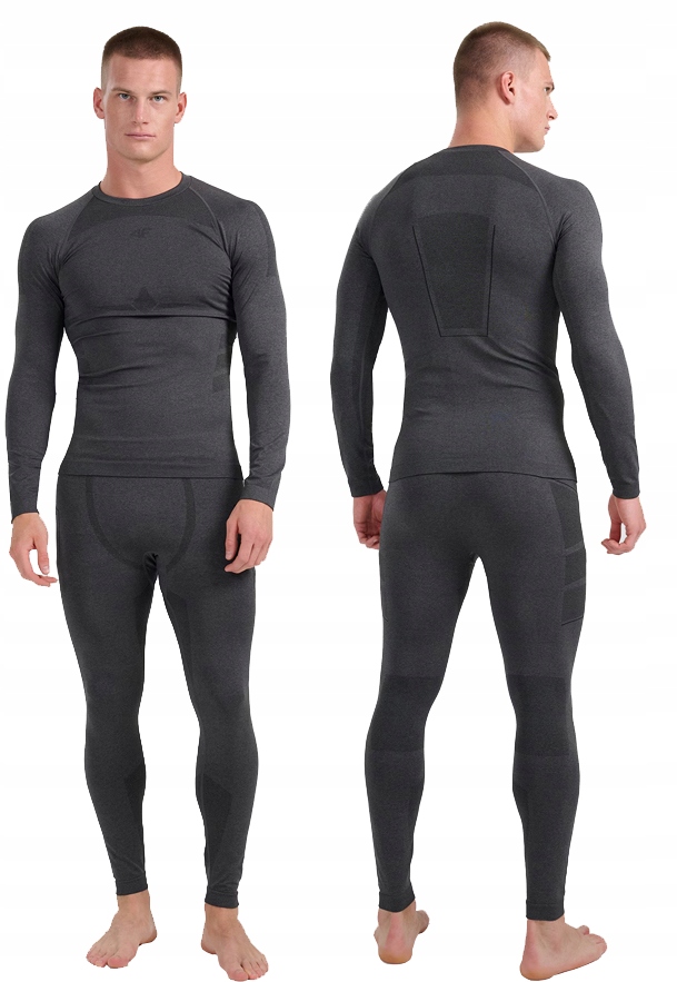 4F Komplet Męska Bielizna Termoaktywna Koszulka Spodnie rozm S/m