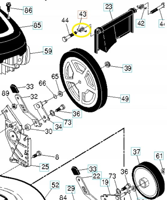 Sprężyna 4553 Husqvarna 532405423