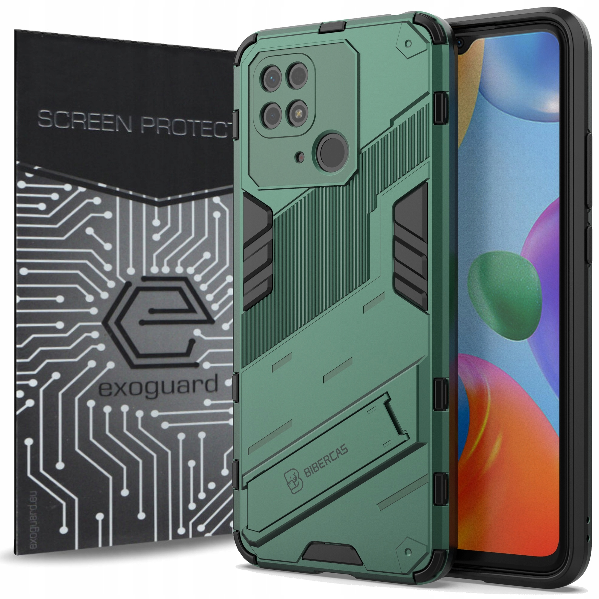 

Etui Pancerne Obudowa+szkło do Xiaomi Redmi 10C